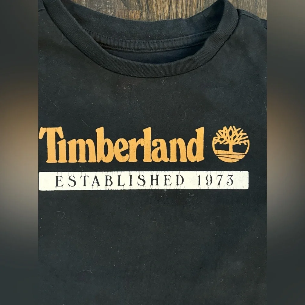 Boys Timberland Black T shirt